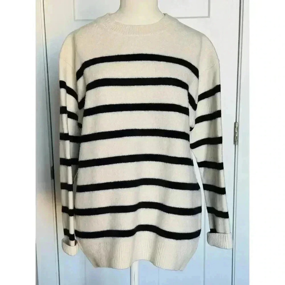 J. Crew Women's 100% Merino Wool Crewneck Sweater Super Soft Size L - Picture 4 of 9